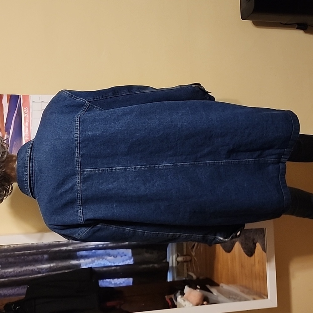 Blue Denim Button-Up Jacket - image 5